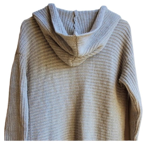 JJ Basics Grey Open Cardigan With Hood  Size: Small - Picture 7 of 8